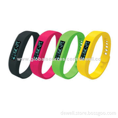 Silicone Smart Wristband Bluetooth Bracelet with Pedometer, Sleep Monitor FunctionsNew